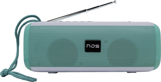 NJS 044 - Bluetooth speaker - Muziek box - Draadloos - LED disco lampen 10 watt - Groen | bol.com
