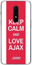 OnePlus 6 Hoesje Transparant TPU Case - AFC Ajax Keep Calm