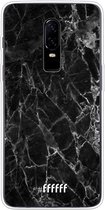 OnePlus 6 Hoesje Transparant TPU Case - Shattered Marble #ffffff