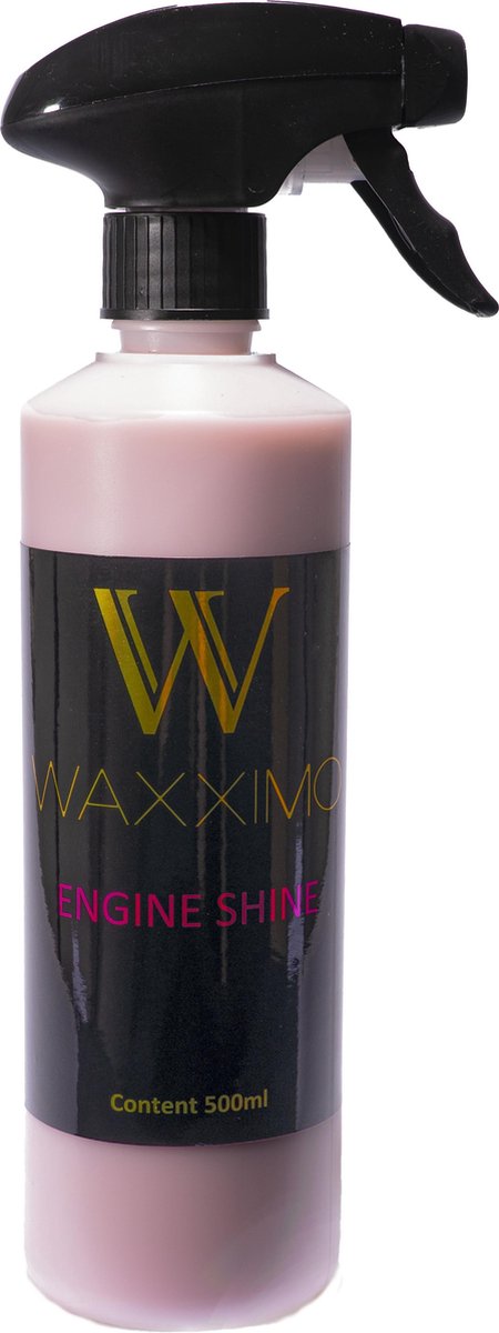 Waxximo Engine Shine - Motorruimte reinigen - Kunststof glans - rubber glans - Kunststof reiniger- Auto wassen