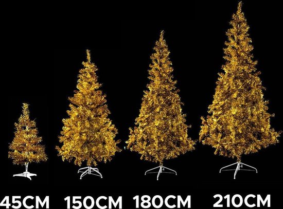 Kerstboom - Kunstkerstboom - Gouden kerstboom - Kerstmis - 180cm | bol.com