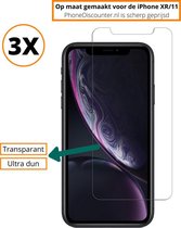 iphone xr screenprotector | iPhone XR protective glass | iPhone XR beschermglas 3x