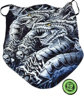 Design Biker sjaals - Biker-sjaal Dragon Twins