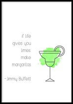 Poster Margaritas - 50x70cm - Poster Cocktails - WALLLL