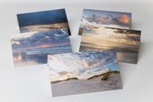 Landschappen Waddeneilanden - Set van 5 Wenskaarten
