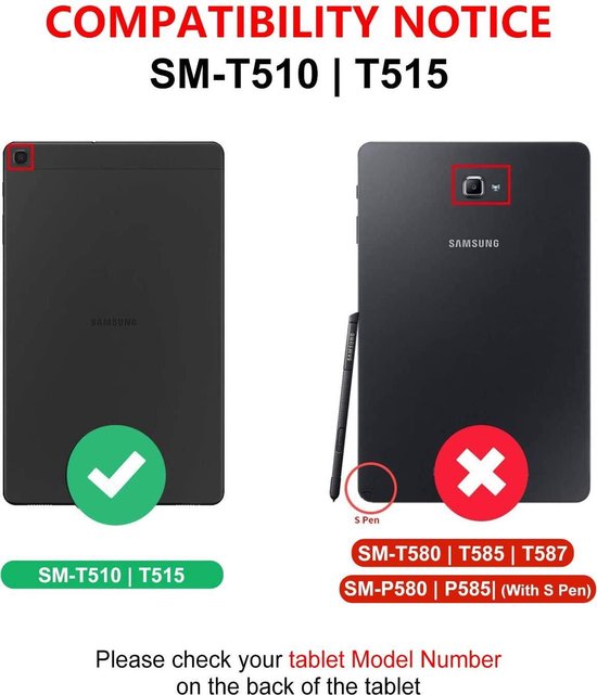 Coque Samsung Galaxy Tab A 10.1 2019 SM T510 SM T515 Housse Clavier  Bluetooth Zwart | bol.com