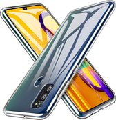 Flexibele achterkant Silicone hoesje transparant Geschikt voor: Samsung Galaxy M21
