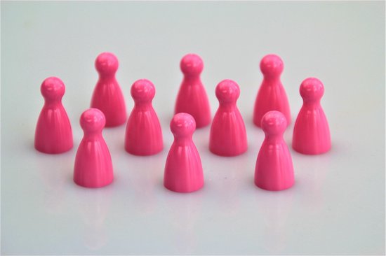 Afbeelding van het spel Pionnen - Roze - 100 stuks