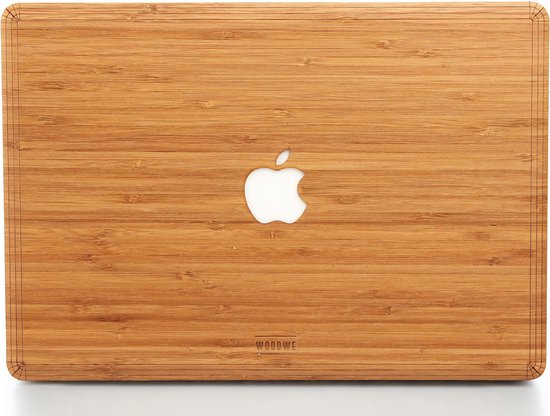 Coque rigide pour Apple Macbook PRO 13 avec barre tactile, en bois de  bambou | bol.com