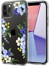 Spigen Ciel by Cyrill Cecile iPhone 12 / 12 Pro Hoesje - Midnight Bloom