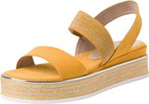 Marco Tozzi Dames Sandaal 2-2-28756-34 656 geel F-breedte Maat: 40 EU