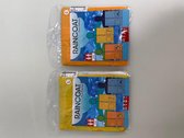 Kinderregenjas: met dinosaurus figuur op de zak - set van 2 stuks (Large)