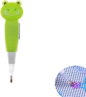 Diamond Painting Pen - Kikker - Met licht - Single Kop - Inclusief Verlichting - Diamond painting kinderen