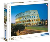 Clementoni Legpuzzel - High Quality Puzzel Collectie - Rome, Het Colosseum - 1000 stukjes, puzzel volwassenen