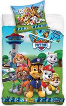 Paw Patrol - Calling All Pups - Dekbedovertrek - 140x200 cm + 1 kussensloop 60x70 cm - Multi kleur