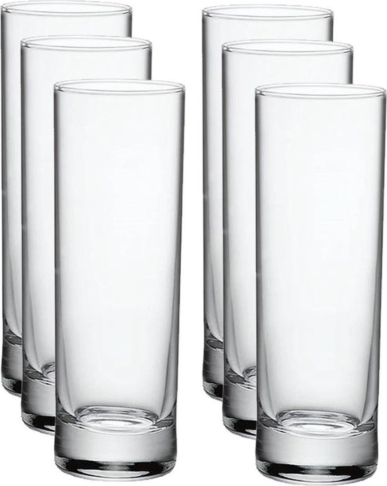 verkorten partner galblaas 12x Longdrinkglazen 28,7 cl -287 ml - Longdrink glazen -  Water/sap/frisdrank -... | bol.com