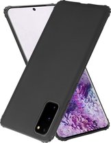 zwarte case met bumpers Samsung Galaxy S20