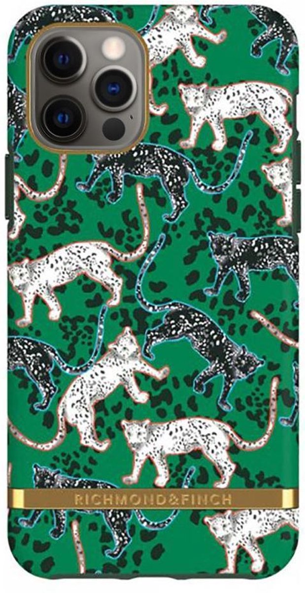 Richmond & Finch Green Leopard luipaarden hoesje voor iPhone 12 Pro Max - groen