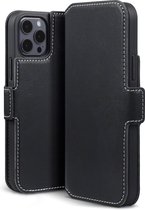 Qubits - slim wallet hoes - iPhone 12 / iPhone 12 Pro  - Zwart