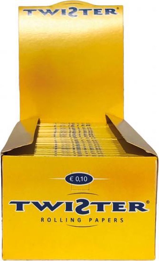 Twister Small Rolling Papers 1 1/4 / Kleine vloei / 78 mm x 38 mm / 50