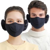 Mondmasker - Wintermondkapjes - Filtermasker - Wintermasker -Face Mask- Mondbescherming - Mondkapje - Wasbaar - Herbruikbaar- Unisex - Gezichtsmasker - Comfortabel - Inclusief oorwarmers ( ni