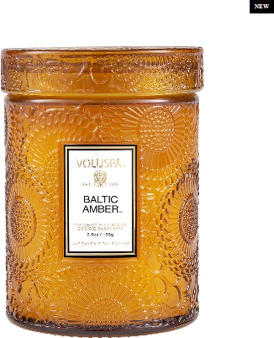 Voluspa Geurkaars Japonica Collection Baltic Amber Small Jar Candle