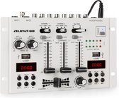 Auna Pro DJ-22BT MKII DJ Mengpaneel/Mixer - 3/2 kanalen - Bluetooth - 2 RCA Line-ingangen - Wit