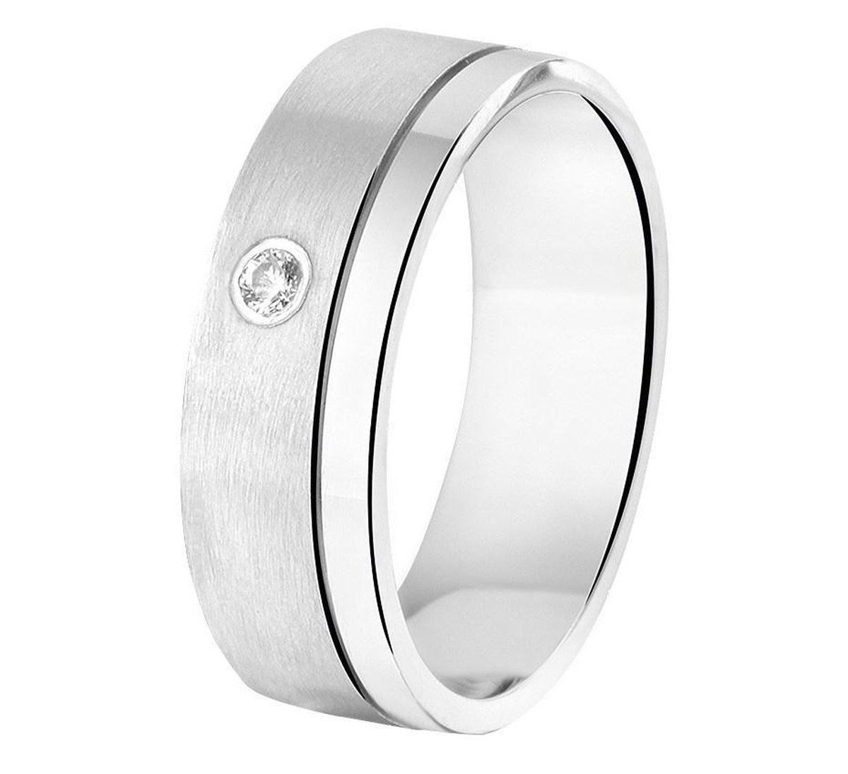 Fantasy Collection Ring A203 - 6 mm - met cz - PSN1315445