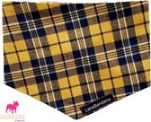 Knoopbandana | Yellow Flanel maat L