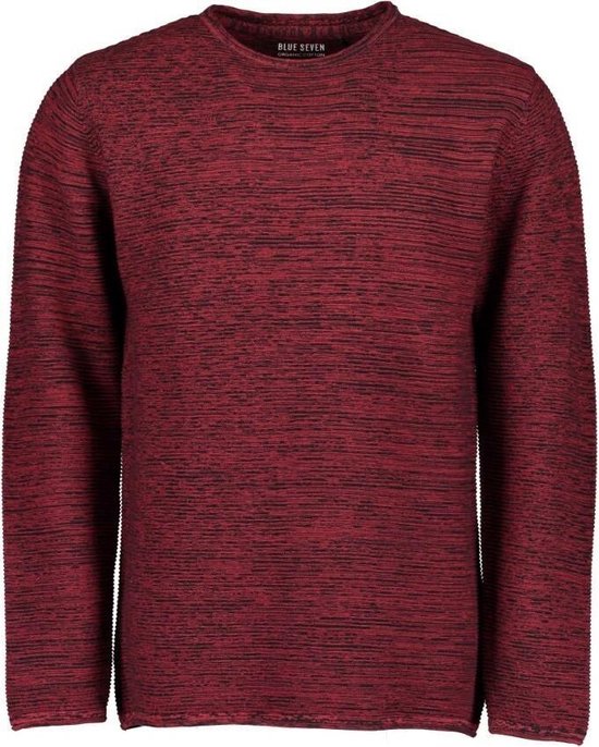 Pull homme Blue Seven rouge chiné - taille M | bol.com