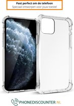 Fooniq Anti Shock Transparant Siliconen Hoesje - Geschikt Voor Apple iPhone X/XS/11 Pro