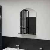 Wandspiegel 40x60 cm (incl LW 3d klok) - spiegel