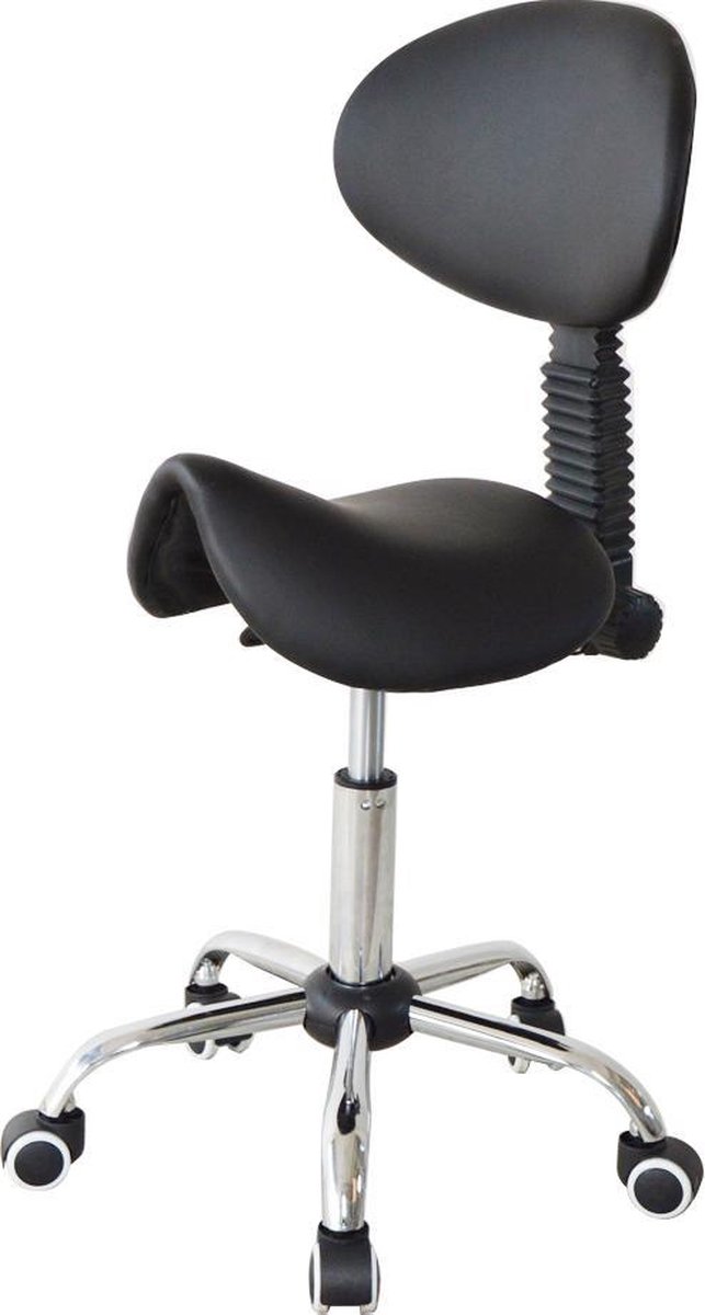 Zadelkruk rugleuning ergonomisch kantelbaar - kapperskruk thumbnail 6