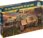 Italeri  15 cm. Panzerwerfer 42 auf sWS 15 cm. Panzerwerfer 42 auf sWS + Ammo by Mig lijm