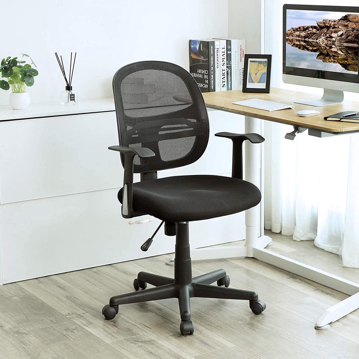 | VillaMeubels Ergonomische Mesh Stoel en Nancy's Bureaustoel Ergonomische Mesh Stoel Veerkrachtig