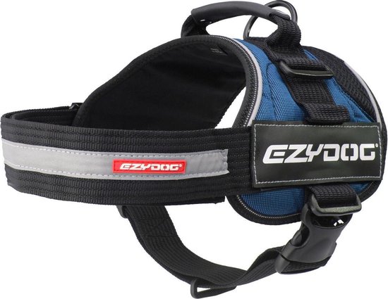 EzyDog Convert - Hondenharnas (70-90cm) - Blauw - L