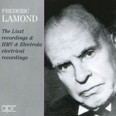 Frederic Lamond: The Liszt Recordings & HMV & Electrola /...