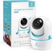 HeimVision - Draadloze Beveiligingscamera 2K - 3MP Camera - 360 graden - Binnen - Babyfoon - Nachtzicht 15 meter - Beheer via App of PC
