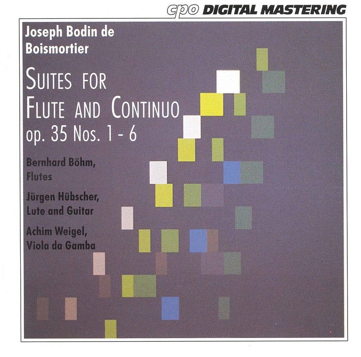 Boismortier: Suites for Flute and Continuo / Bohm, et al