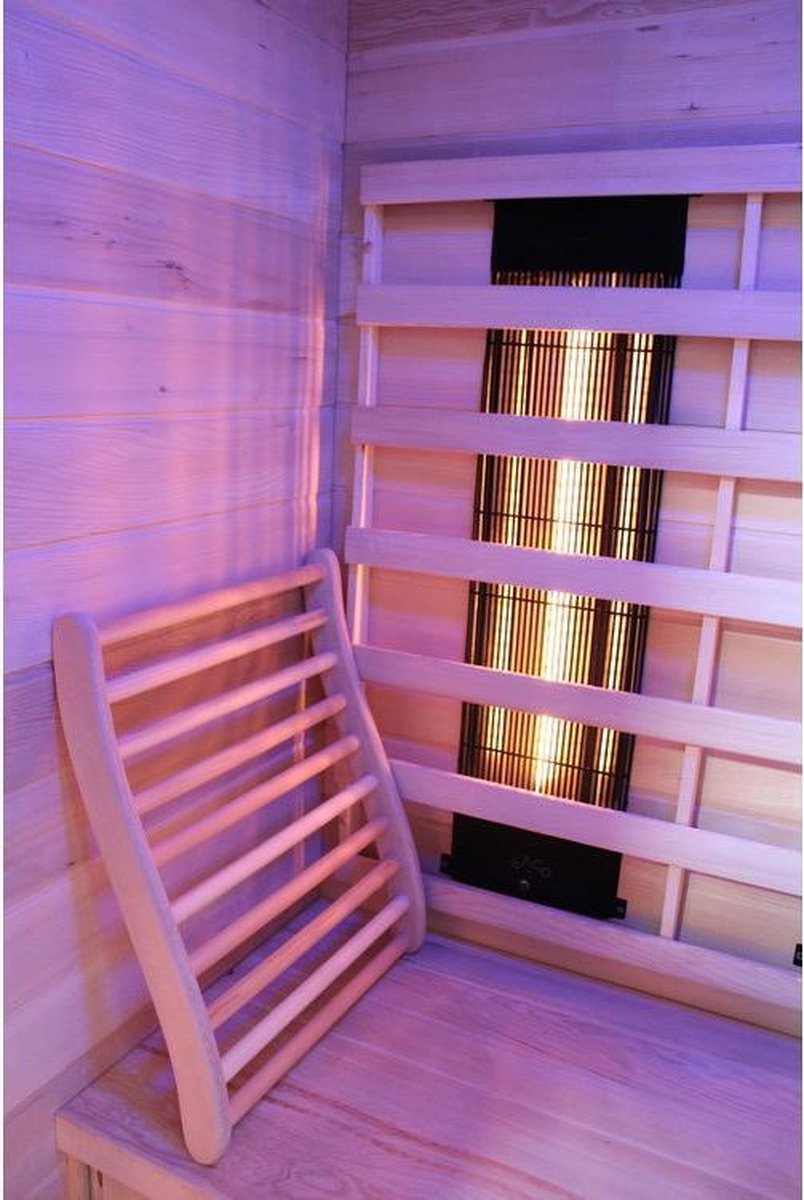Leugen Frank Worthley boot MediCab Ergonomische Sauna Rugleuning, Premium Sauna accessoires, voor  infrarood... | bol.com