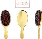 Bristle & Nylon Brush | Haarborstel | Anti Klit | Varkenshaar | Zwijnenhaar | Boar Bristle Brush | Goud