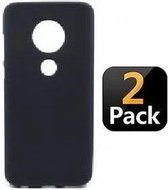 Telefoonhoesje - Back Cover - Geschikt Voor Motorola Moto G7 Plus - Zwart