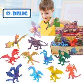 Dinosaurus Speelgoed Draken Speelset 12 Delig! - Dinosaurussen Speelgoed