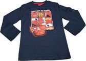 Disney Cars - Lightning McQueen - Longsleeve - Navyblauw - 128 cm - 8 jaar - 100% katoen