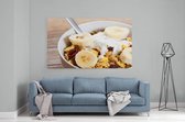 Schilderij - Voedzaam ontbijt — 90x60 cm