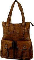 Frankies Garage Shopper Tas | Tassen | Leer | Leder | Leather | shopping Bag | RODEO | Natuur