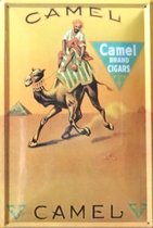 Camel Brand Cigars wand- reclamebord 20x30cm