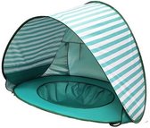 Strand Tent Met Zwembad - Groen - UPF 50+ UV Werend - Waterdicht - Pop Up - Baby & Kind