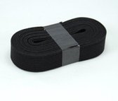 zwart band elastiek - 15 mm - 3 m - stevig maar soepel bandelastiek