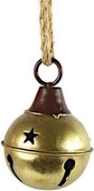 Countryfield Kerstbel Ro Thierry 9 Cm Metaal Goud